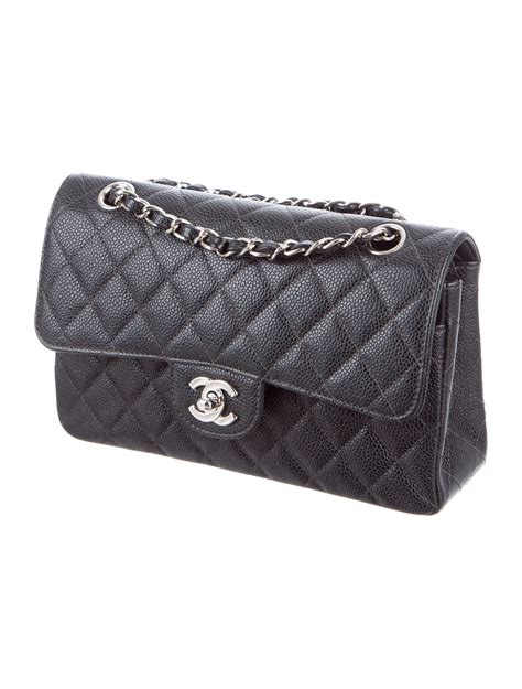 Chanel Caviar Classic Small Double Fla